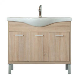 Leziter Dulap inferior Nerva 105 cm cu lavoar, stejar Sonoma (MS105A3ASTST)
