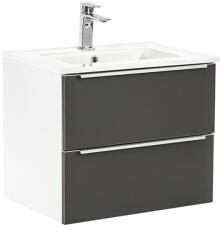 Leziter Dulap inferior Vario Trim 60 cu lavoar alb-antracit (Vario011)
