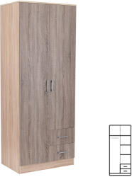 Leziter Dulap Miami 80x205 cm stejar York-stejar Sonoma (LMGSZ80YTST) Garderoba