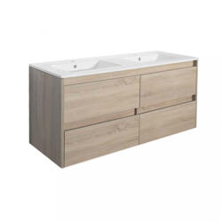 Leziter Mobilier de baie Porto 120 inferior cu lavoar în culoarea stejarului Sonoma (PO120ASTST)