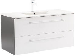 Leziter Dulap inferior Vario Clam 100 cu lavoar antracit-alb (Vario103)