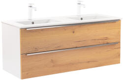 Leziter Vario Trim 120 dulap de bază cu chiuvetă stejar alb (Vario120)