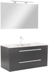 Leziter Mobilier complet de baie Vario Clam 100 antracit-antracit (Vario104-k)