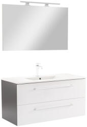 Leziter Mobilier complet de baie Vario Clam 100 antracit-alb (Vario103-k)