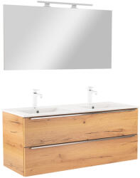 Leziter Mobilier complet de baie Vario Trim 120 stejar-stejar (Vario126-k)