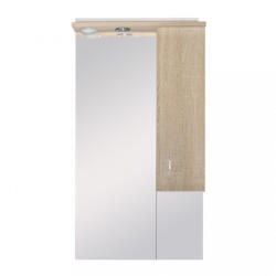 Leziter Dulap suspendat pentru baie Bianca Plus 55, culoare stejar sonoma, deschidere pe dreapta (B55FSTSTJ)
