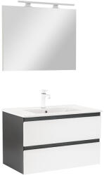 Leziter Mobilier complet de baie Vario Forte 80 antracit-alb (Vario040-k)