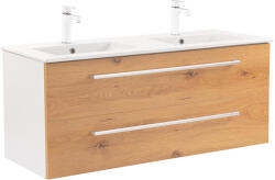 Leziter Dulap inferior Vario Clam 120 cu lavoar, stejar alb (Vario138)