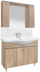 Leziter Mobilier complet de baie Vanessa 105, stejar Sonoma (VAN105ST)