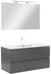 Leziter Mobilier complet de baie Vario Forte 100 antracit-antracit (Vario077-k)
