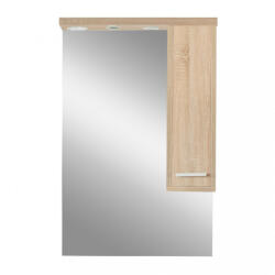 Leziter Dulap baie cu oglinda Nerva 65 (MS65FKZSTST)
