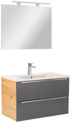 Leziter Mobilier complet de baie Vario Trim 80 stejar-antracit (Vario053-k)