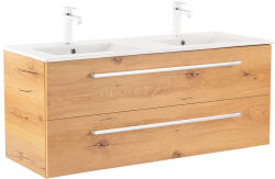 Leziter Dulap inferior Vario Clam 120 cu lavoar stejar-stejar (Vario144)