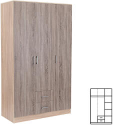 Leziter Dulap Miami 120x205 cm stejar York-stejar Sonoma (LMGSZ120YTST) Garderoba