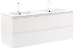 Leziter Dulap inferior Vario Forte 120 cu lavoar alb-alb (Vario109)
