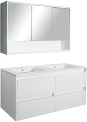 Leziter Mobilier complet de baie Porto 120 alb (PO120F)