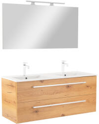 Leziter Mobilier complet de baie Vario Clam 120 stejar-stejar (Vario144-k)