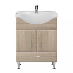 Leziter Dulap inferior Bianca Plus 65 cu lavoar, culoare stejar sonoma (B65ASTST)