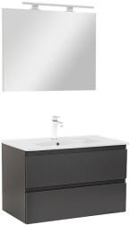 Leziter Mobilier complet de baie Vario Forte 80 antracit-antracit (Vario041-k)