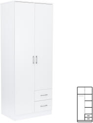 Leziter Dulap Miami 80x205 cm alb-alb (LMGSZ80FF) Garderoba