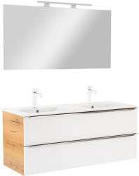 Leziter Mobilier complet de baie Vario Trim 120 stejar-alb (Vario124-k)