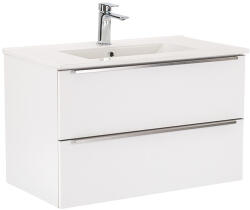 Leziter Dulap inferior Vario Trim 80 cu lavoar alb-alb (Vario046)