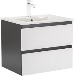 Leziter Dulap inferior Vario Forte 60 cu lavoar antracit-alb (Vario004)