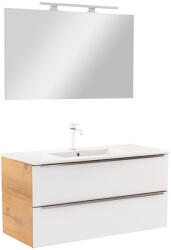 Leziter Mobilier complet de baie Vario Trim 100 stejar-alb (Vario088-k)