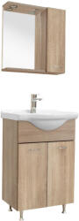 Leziter Mobilier complet de baie Ruben 55, stejar Sonoma (RUB55ST)
