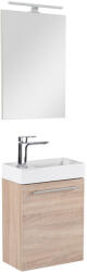 Leziter Mobilier de baie fantastic Melanie cu oglindă, culoare stejar sonoma (FANTASTIC40ASTST_MEL40T)