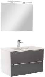 Leziter Mobilier complet de baie Vario Trim 80 alb-antracit (Vario047-k)