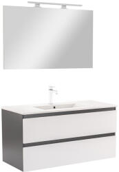 Leziter Mobilier complet de baie Vario Forte 100 antracit-alb (Vario076-k)