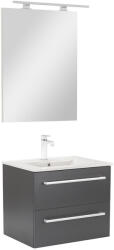 Leziter Mobilier complet de baie Vario Clam 60 antracit-antracit (Vario032-k)