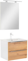 Leziter Mobilier complet de baie Vario Trim 60, stejar alb (Vario012-k)