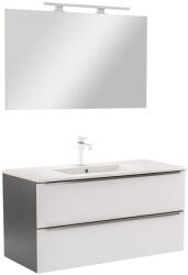 Leziter Mobilier complet de baie Vario Trim 100 antracit-alb (Vario085-k)
