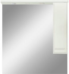 Leziter Dulap suspendat cu oglindă Nerva 85 cm, alb (MS85FKZF)
