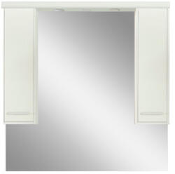 Leziter Dulap suspendat Nerva 105 cm cu oglindă, alb (MS105FKZF)