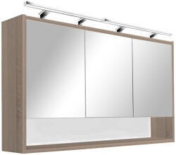 Leziter Dulap superior cu oglindă Luna 120, ulm Rauna (LUNA120FRSZRSZ)