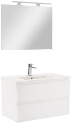 Leziter Mobilier complet de baie Vario Forte 80 alb-alb (Vario037-k)