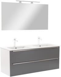 Leziter Mobilier complet de baie Vario Trim 120 alb-antracit (Vario119-k)