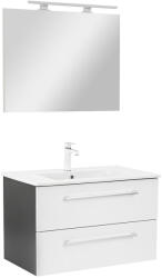 Leziter Mobilier complet de baie Vario Clam 80 antracit-alb (Vario067-k)