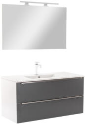 Leziter Mobilier complet de baie Vario Trim 100 alb-antracit (Vario083-k)