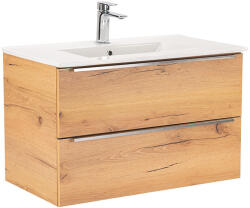 Leziter Dulap inferior Vario Trim 80 cu lavoar stejar-stejar (Vario054)