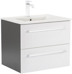 Leziter Dulap inferior Vario Clam 60 cu lavoar antracit-alb (Vario031)