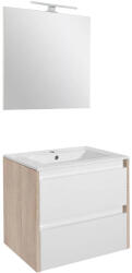 Leziter Porto Prime 60 complet stejar sonoma alb (POPR60STF)