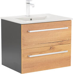 Leziter Dulap inferior Vario Clam 60 cu lavoar antracit-stejar (Vario033)
