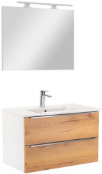Leziter Mobilier complet de baie Vario Trim 80, stejar alb (Vario048-k)