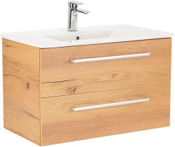 Leziter Dulap inferior Vario Clam 80 cu lavoar stejar-stejar (Vario072)
