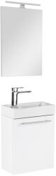 Leziter Mobilier de baie fantastic Melanie cu oglindă, alb (FANTASTIC40AFF_MEL40T)