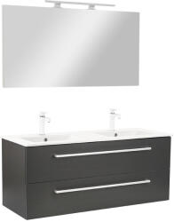 Leziter Mobilier complet de baie Vario Clam 120 antracit-antracit (Vario140-k)